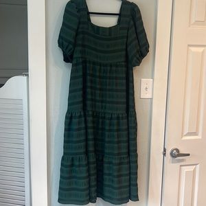 piper and scoot forest green 2XL dress